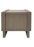  - ANDRÉ FU LIVING - Art Deco Garden' Grey Oak Wood Bedside Cabinet With De Gournay Covering