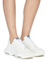 Figure View - Click To Enlarge - ASH - 'Octopus' Bicolour Lace Up Sneakers