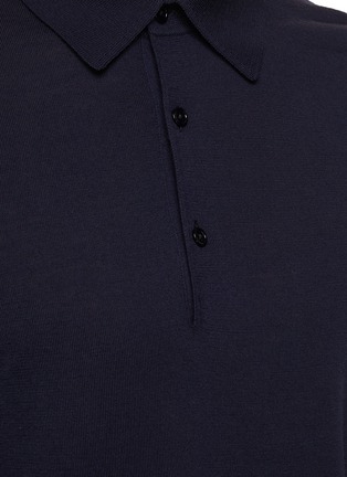  - TOMORROWLAND - Long Sleeve Wool Knit Polo Shirt