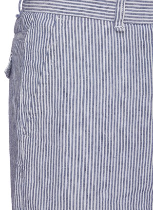  - RAG & BONE - 'Eaton' striped linen blend shorts