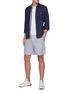 Figure View - Click To Enlarge - RAG & BONE - 'Eaton' striped linen blend shorts