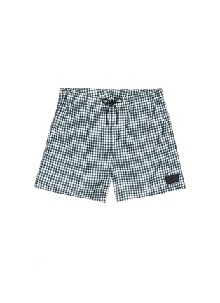 Main View - Click To Enlarge - ACNE STUDIOS - 'Perry' gingham check print swim shorts