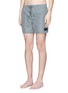 Figure View - Click To Enlarge - ACNE STUDIOS - 'Perry' gingham check print swim shorts