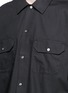 Detail View - Click To Enlarge - ACNE STUDIOS - 'Santos' oversized cotton utility shirt