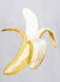 Detail View - Click To Enlarge - ACNE STUDIOS - 'Casey' banana emoji patch sweatshirt