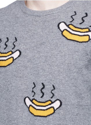 Detail View - Click To Enlarge - ACNE STUDIOS - 'Dasher Hot Dog' wool sweater