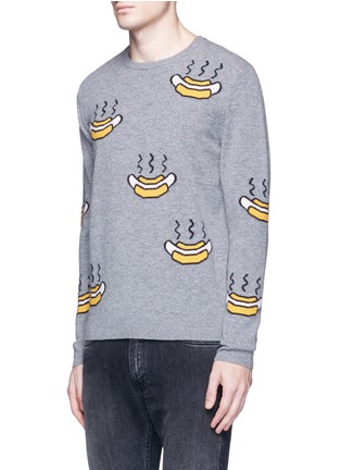 Front View - Click To Enlarge - ACNE STUDIOS - 'Dasher Hot Dog' wool sweater