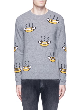 Main View - Click To Enlarge - ACNE STUDIOS - 'Dasher Hot Dog' wool sweater