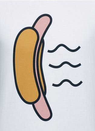 Detail View - Click To Enlarge - ACNE STUDIOS - 'Eddy' hot dog print T-shirt