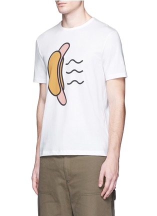 Front View - Click To Enlarge - ACNE STUDIOS - 'Eddy' hot dog print T-shirt