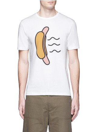 Main View - Click To Enlarge - ACNE STUDIOS - 'Eddy' hot dog print T-shirt