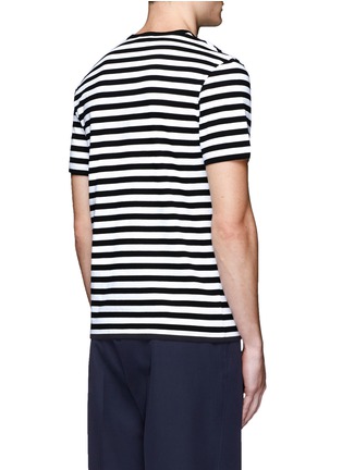 Back View - Click To Enlarge - ACNE STUDIOS - 'Eddy Stripes' jersey T-shirt