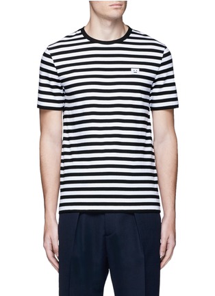 Main View - Click To Enlarge - ACNE STUDIOS - 'Eddy Stripes' jersey T-shirt