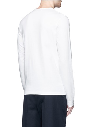 Back View - Click To Enlarge - ACNE STUDIOS - 'Tage Face' emoji patch cotton T-shirt