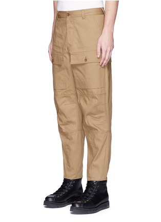 Front View - Click To Enlarge - ACNE STUDIOS - 'Pat' cotton twill workwear chinos