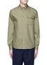 Main View - Click To Enlarge - ACNE STUDIOS - 'Spin' pocket military shirt