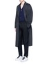 Figure View - Click To Enlarge - ACNE STUDIOS - 'Dasher C Face' emoji patch wool cardigan