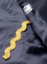  - ACNE STUDIOS - Ribbon trim chain stitch lapel blazer