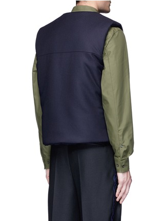 Back View - Click To Enlarge - ACNE STUDIOS - 'Metropolitan' padded wool vest