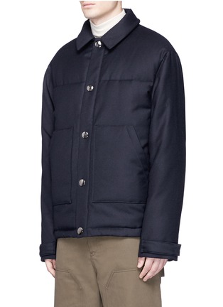 Front View - Click To Enlarge - ACNE STUDIOS - 'Mountain' puffer shirt jacket
