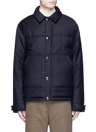 Main View - Click To Enlarge - ACNE STUDIOS - 'Mountain' puffer shirt jacket