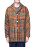 Main View - Click To Enlarge - ACNE STUDIOS - 'Min' Glen plaid tweed kimino coat