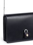 Detail View - Click To Enlarge - ALEXANDER WANG - 'Pelican' large padlock leather crossbody chain bag