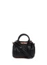 Main View - Click To Enlarge - ALEXANDER WANG - 'Mini Rockie' pebbled leather duffle bag