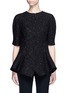 Main View - Click To Enlarge - STELLA MCCARTNEY - 'Penelope' flecked wool blend flare top