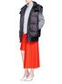 Figure View - Click To Enlarge - STELLA MCCARTNEY - Hooded quilted puffer vest