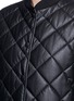 Detail View - Click To Enlarge - STELLA MCCARTNEY - Quilted faux leather coat