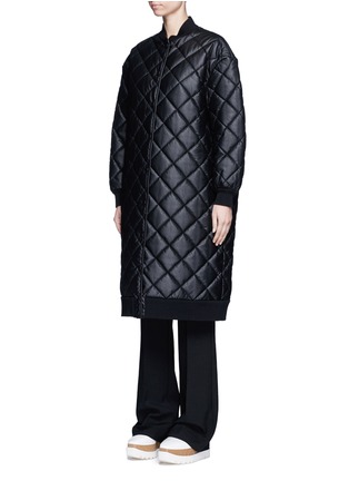 Front View - Click To Enlarge - STELLA MCCARTNEY - Quilted faux leather coat