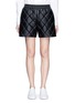 Main View - Click To Enlarge - STELLA MCCARTNEY - 'Cesira' quilted faux leather shorts