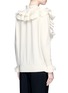 Back View - Click To Enlarge - STELLA MCCARTNEY - Ruffle trim felted virgin wool sweater