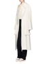Figure View - Click To Enlarge - STELLA MCCARTNEY - Fringed belted long wool coat