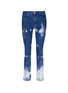 Main View - Click To Enlarge - STELLA MCCARTNEY - Embroidered acid wash skinny boyfriend jeans