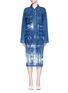 Main View - Click To Enlarge - STELLA MCCARTNEY - Crisscross bungee tie dye denim dress