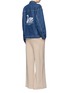 Figure View - Click To Enlarge - STELLA MCCARTNEY - Swan embroidered cotton denim jacket