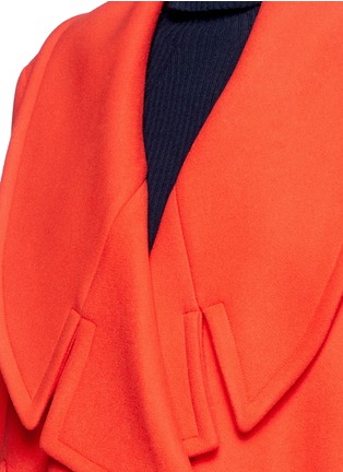 Detail View - Click To Enlarge - STELLA MCCARTNEY - Oversized wool blend melton coat