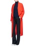 Figure View - Click To Enlarge - STELLA MCCARTNEY - Oversized wool blend melton coat