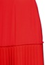 Detail View - Click To Enlarge - STELLA MCCARTNEY - Asymmetric pleated high-low wool skirt