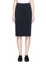 Main View - Click To Enlarge - HELMUT LANG - 'Scura' front slit neoprene pencil skirt