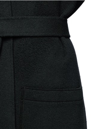 Detail View - Click To Enlarge - HELMUT LANG - Double face wool-cashmere belted coat