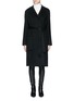 Main View - Click To Enlarge - HELMUT LANG - Double face wool-cashmere belted coat