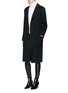 Figure View - Click To Enlarge - HELMUT LANG - Double face wool-cashmere belted coat