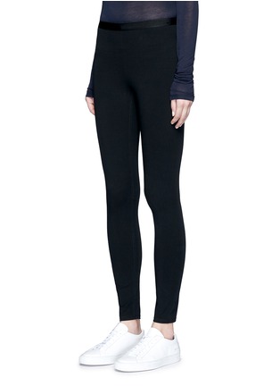 Front View - Click To Enlarge - HELMUT LANG - 'Reflex' jersey leggings