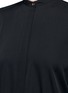 Detail View - Click To Enlarge - HELMUT LANG - Back tie silk georgette blouse
