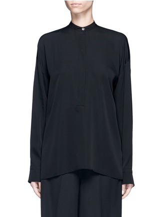 Main View - Click To Enlarge - HELMUT LANG - Back tie silk georgette blouse