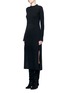 Front View - Click To Enlarge - HELMUT LANG - Seamless cashmere knit midi dress