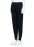 Front View - Click To Enlarge - HELMUT LANG - Seamless rib cuff cashmere pants